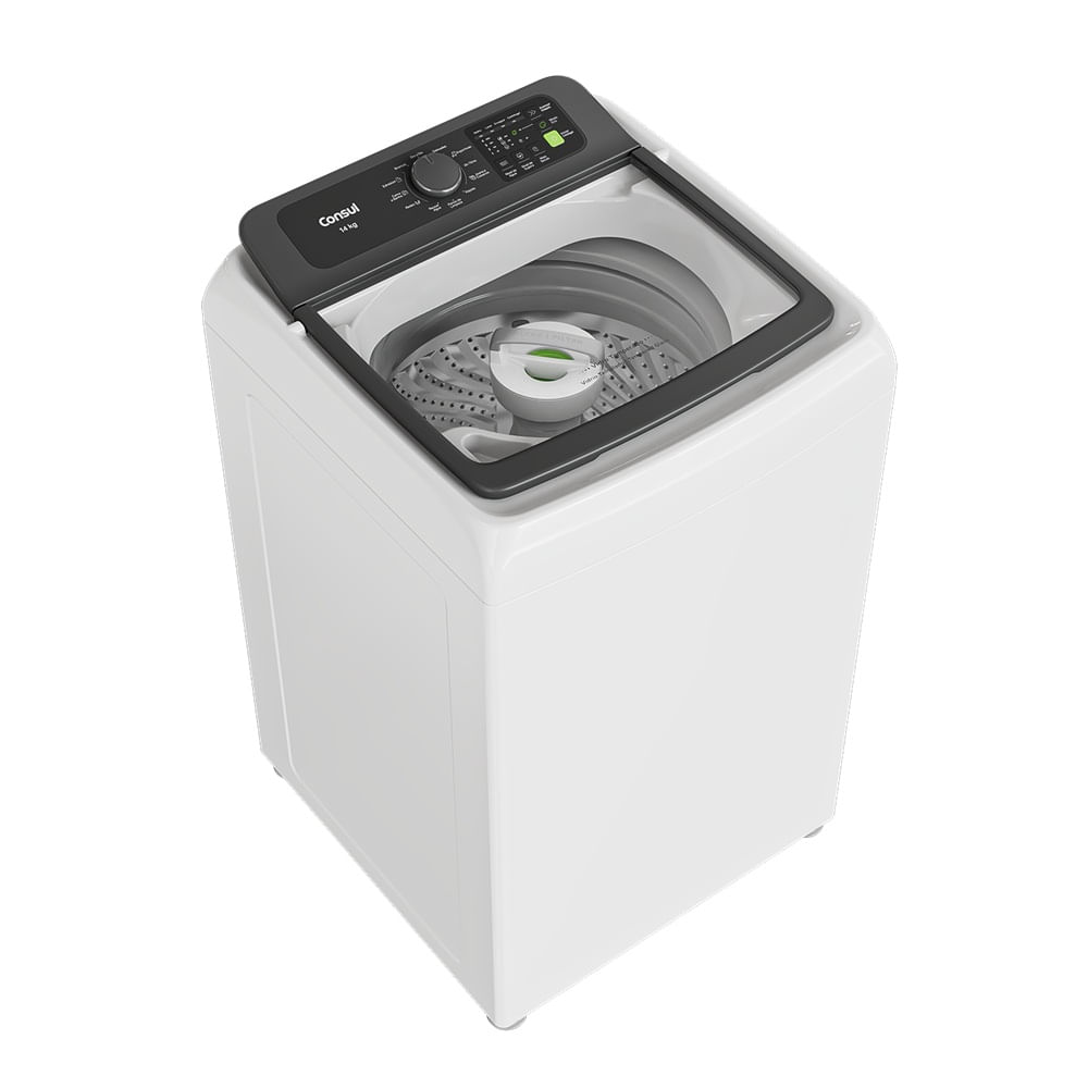 Lavadora de Roupas Consul 14Kg com Modo Eco Branca CWN14AB - 127 Volts